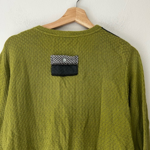 Margaret Winters Medium Colorblock Button-Up Cardigan Art To Wear - Picture 7 of 7